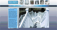 Desktop Screenshot of ada-railing.com