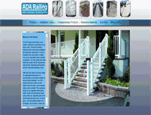 Tablet Screenshot of ada-railing.com